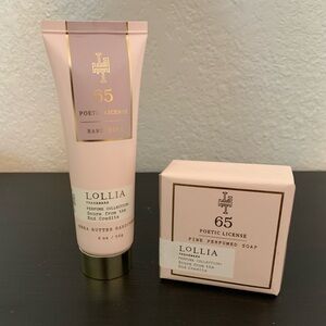 Lollia Poetic License 65 Score From The End Credits Hand Cream and Bar Soap